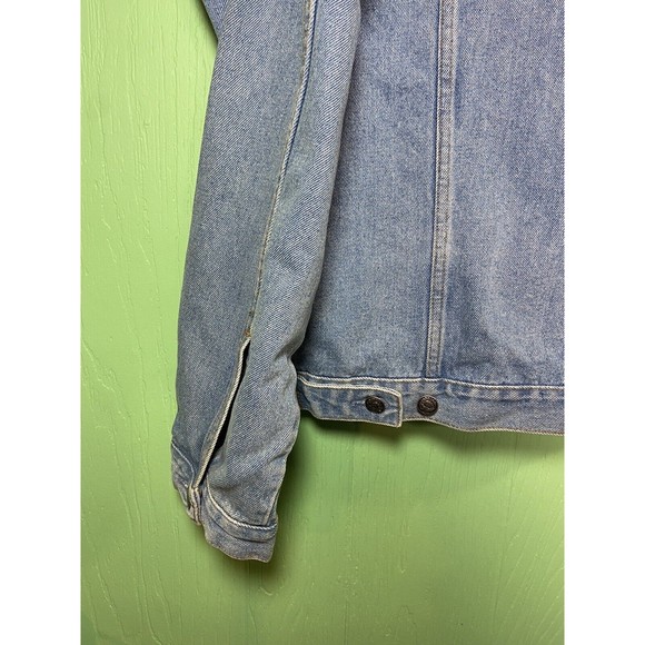 Rare Vintage Space Needle Mens XL Polar Bear Graphics Denim Jacket New With Tags - Picture 9 of 12